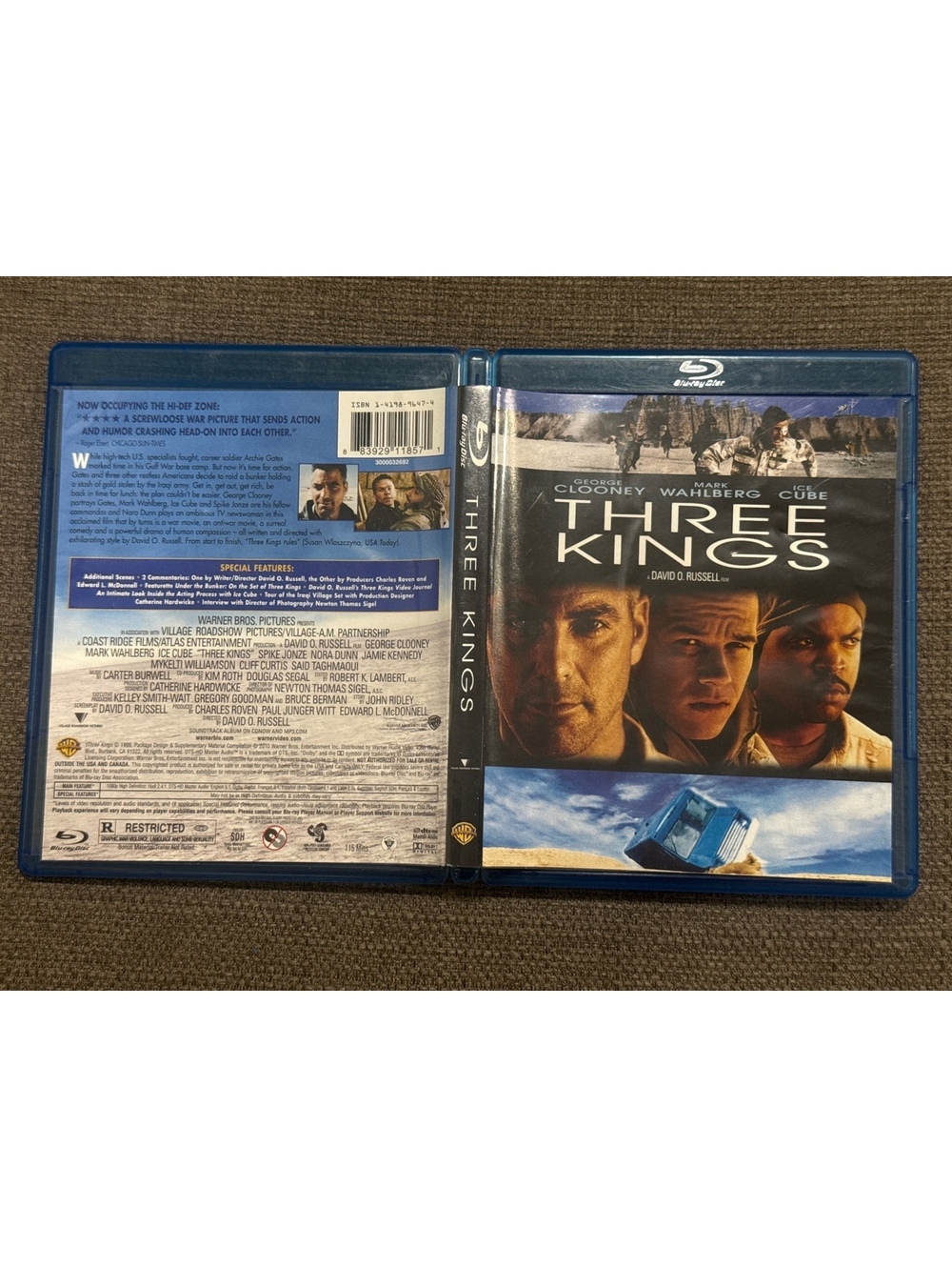 Three Kings Blu-ray: George Clooney, Mark wahlberg and Ice Cube